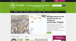 Desktop Screenshot of fedegan.org.co